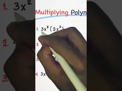 How to Multiply Polynomials. #maths #polynomials #mathtricks