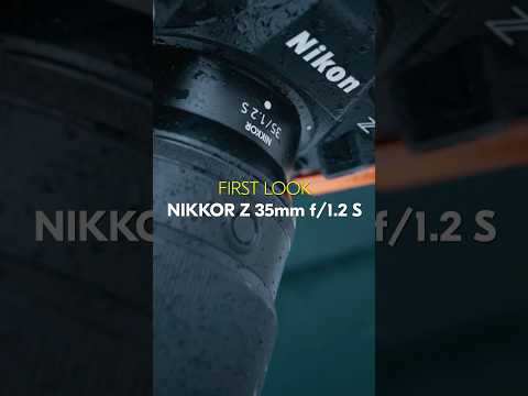 NIKKOR Z 35mm f/1.2 S | First look of our newest professional prime lens with Ricci Chera
