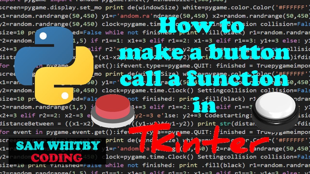 Creating a Functional Button in Tkinter
