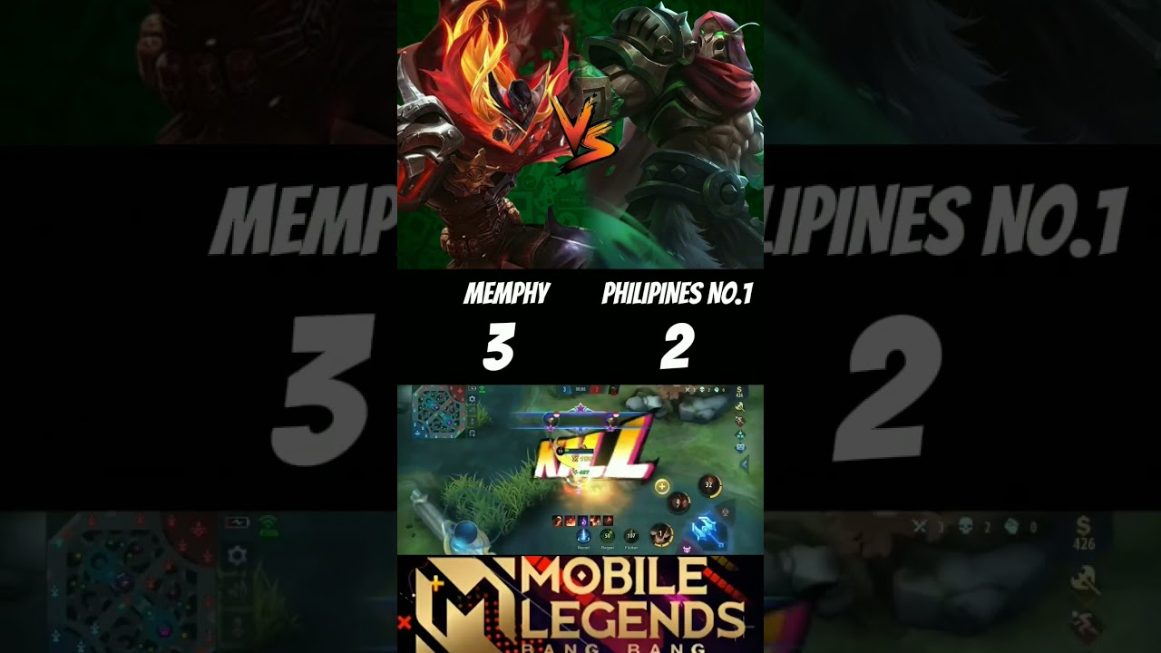 Memphy vs Phillipines no.1 aldous🔥 who will be win🔥 #memphy #aldous #mlbb #shorts