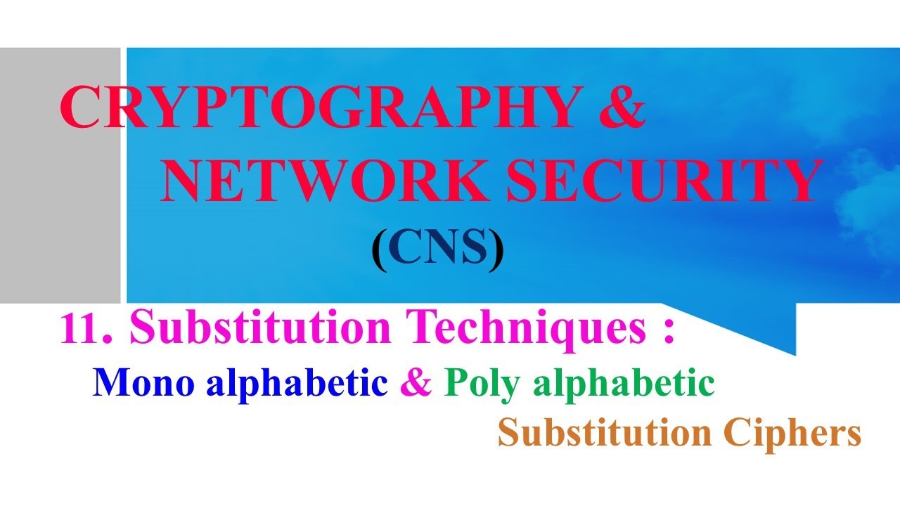 Master Monoalphabetic & Polyalphabetic Ciphers: Essential Substitution Techniques 🔐