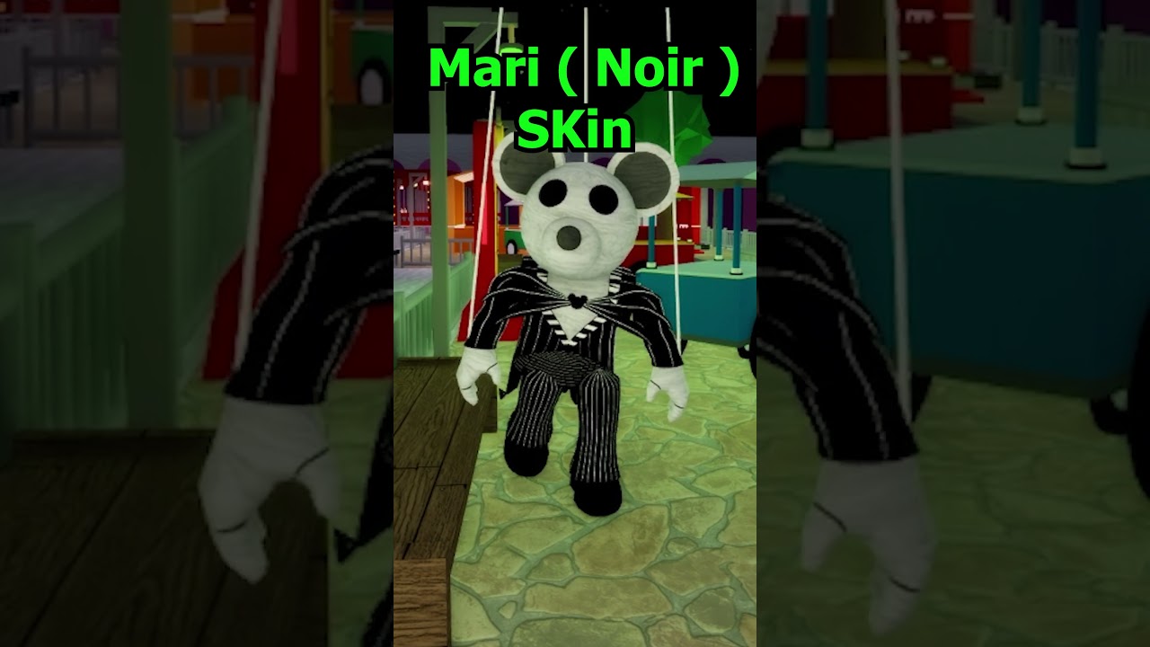 Mari (Noir) Skin Day 22 in Roblox Piggy 🖤