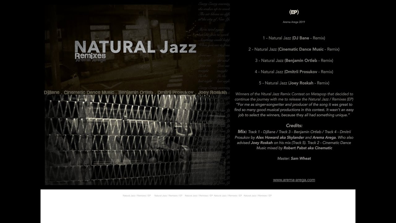 Arema Arega's 'Natural Jazz / Remixes' EP ๐ถ