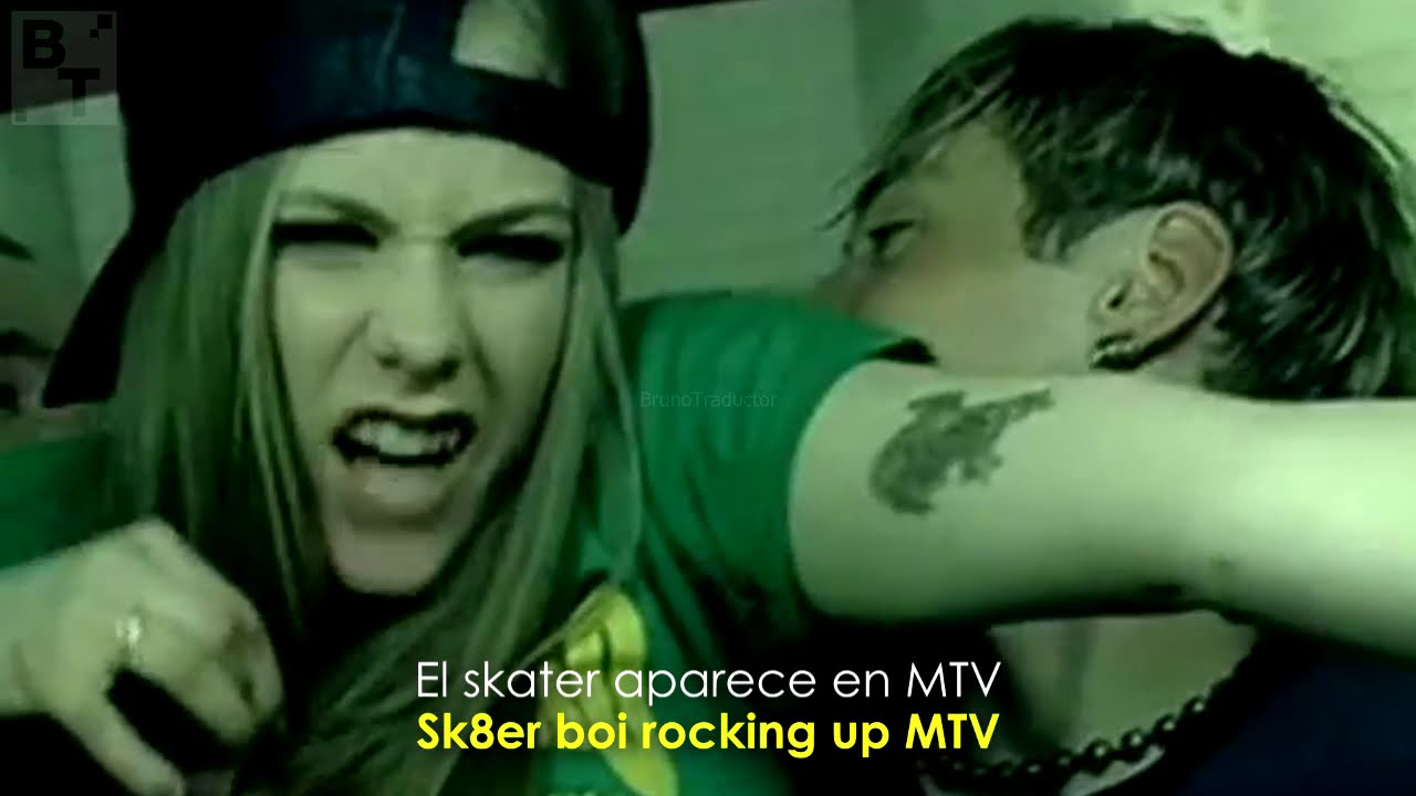 Avril Lavigne - Sk8er Boi en 4K con Subtítulos en Español