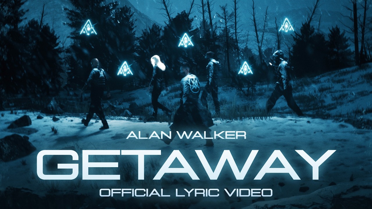 Alan Walker & Emyrson Flora - Getaway (Lyric Video) 🎶