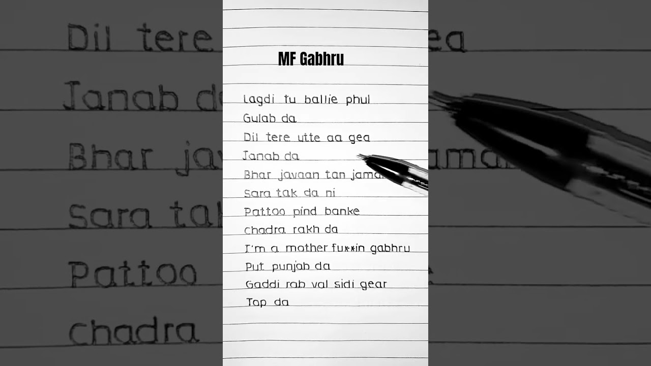 MF Gabru by Karan Aujla 🎵 | Official Lyrics & Meaning