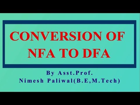 Unit-1.14 Conversion of NFA to DFA || RTU B.TECH CSE || UGCNET 2019 || GATE 2020