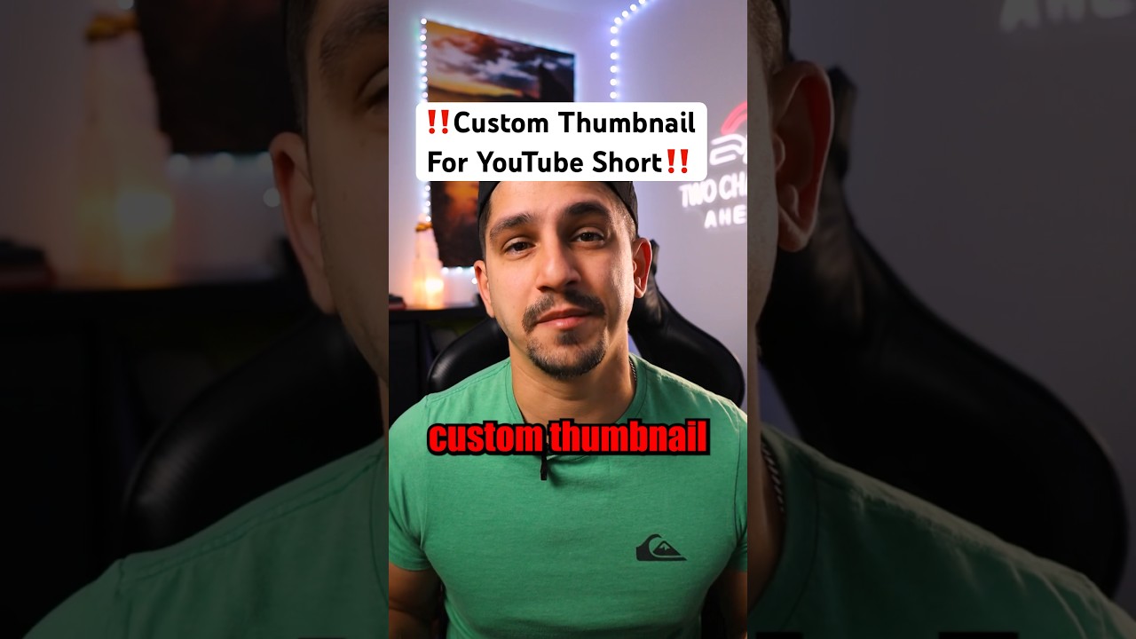 Set Custom Thumbnails for YouTube Shorts 📸