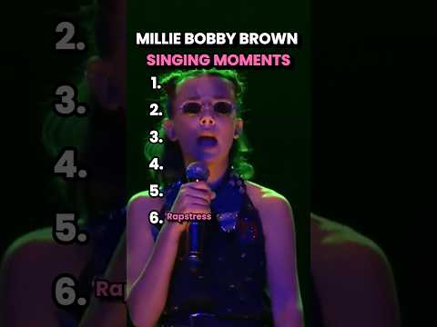 Millie Bobby brown Singing moments
