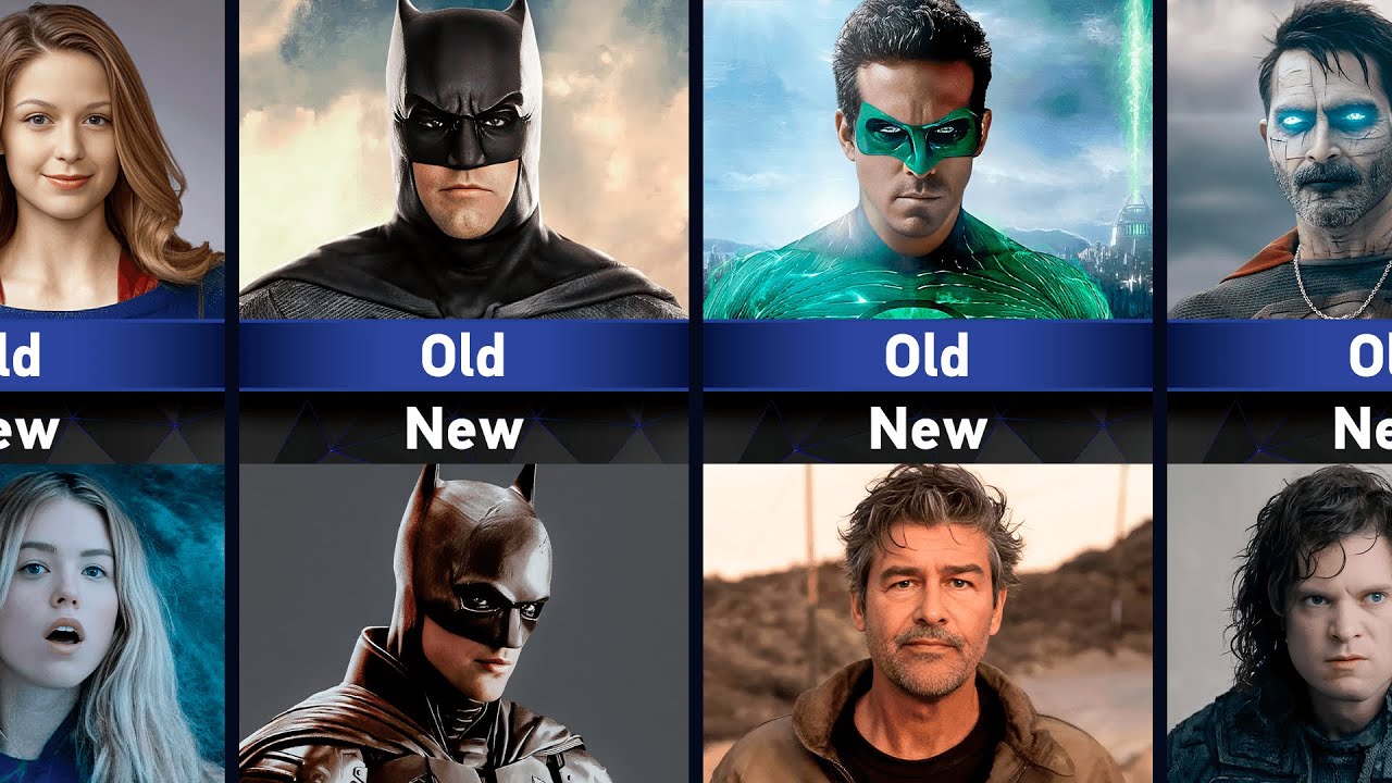 Old vs New DC Characters