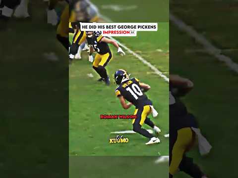 Bro is NOT George Pickens ☠️☠️ #shorts #nfl