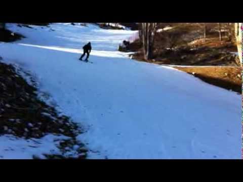 Paolo Guerra prima discesa in sci