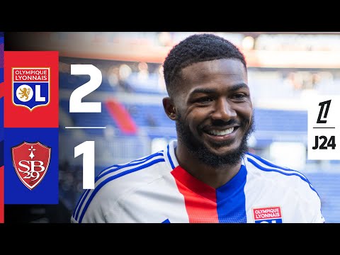 Résumé OL - Stade Brestois : une victoire cruciale en L1 (2-1)