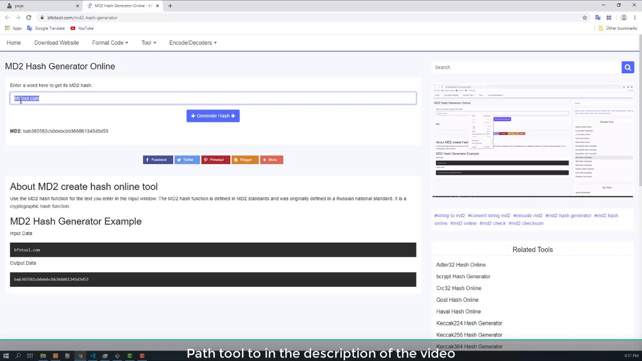 MD2 Online MD2 Hash Generator 🔐