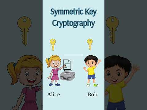 Symmetric Key Cryptography ||   #shorts