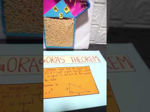 Pythagoras theorem working model | maths working model | maths project | Exhibition model for school