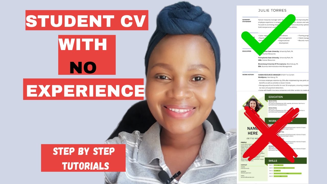 Guide to Writing a CV with No Experience ✨