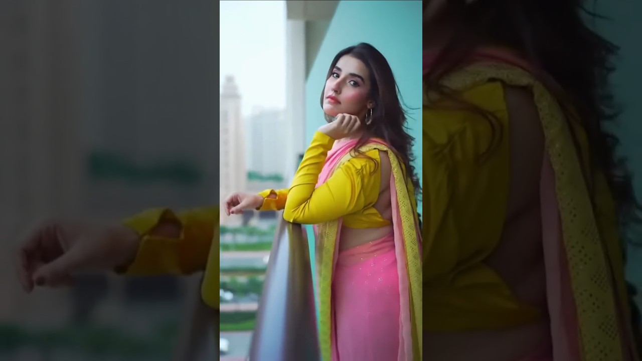 Hareem Farooq Stunning in Elegant Backless Saree ✨