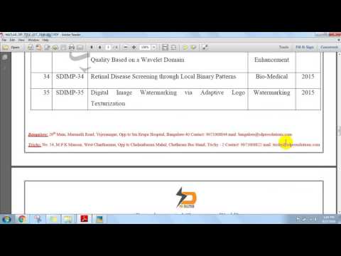 ieee image processing project title list 2016-2017|ieee matlab projects list 2016-2017