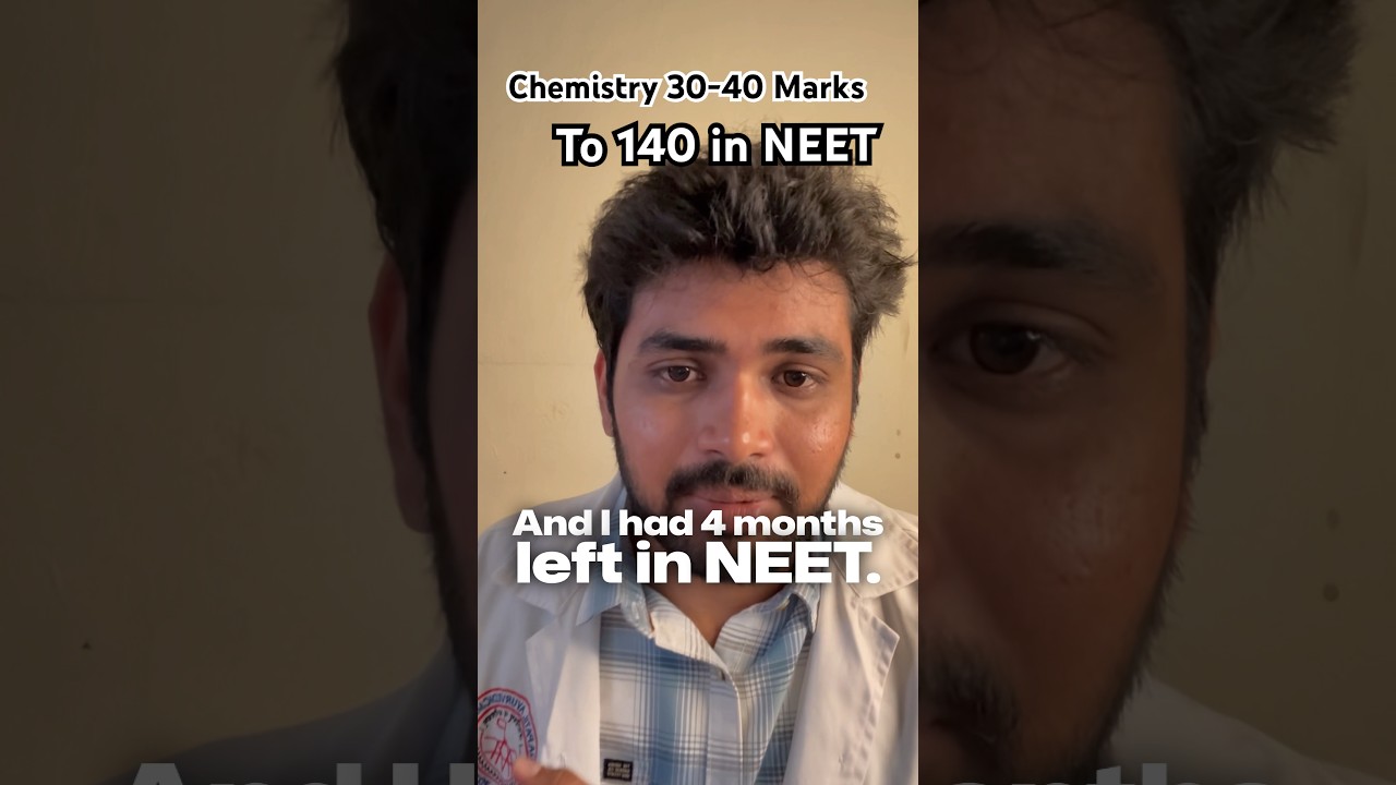 Ace NEET Chemistry in Record Time: Proven Strategies to Score 150+ in Just Months! 🚀