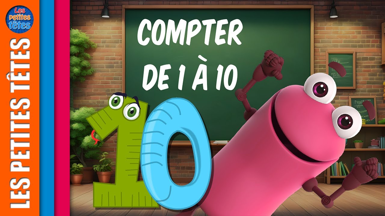 Chanson pour apprendre 1 à 10 en s'amusant 🎶
