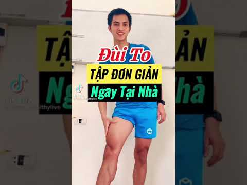 Bài tập đùi to, săn chắc tại nhà hiệu quả #gym #yoga #athome