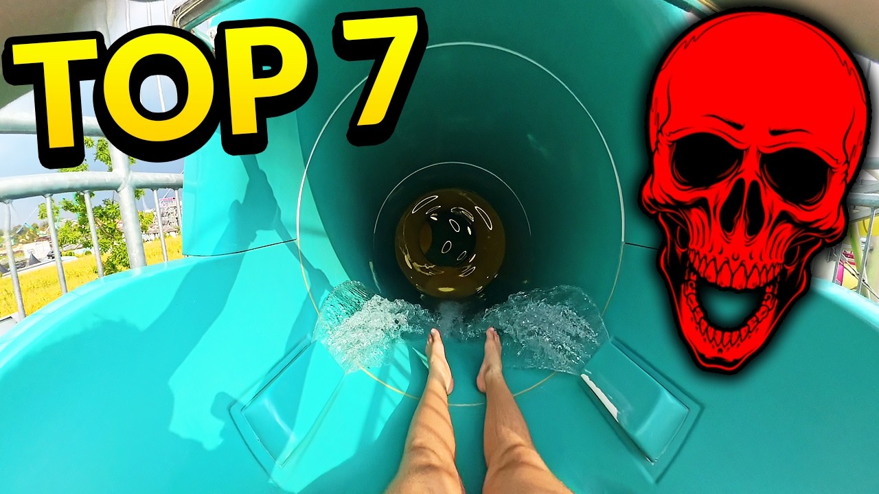 7 Najstraszniejszych Zjeżdżalni w Energylandii 2025 🌊 | Ekstremalne emocje w 4K