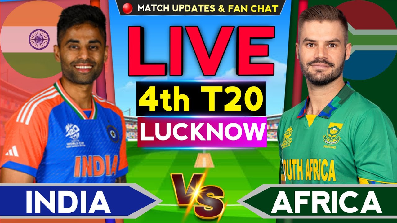 🔴Live - Ind vs SA 4th T20 | India vs South Africa 4th T20 Match | Cricket Commentary | 4th T20 Live