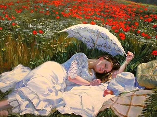 Elizabethan Serenade by Ronald Binge 🎶 | Beautiful Paintings by Vladimir Volegov