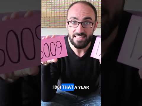 Year 6009 Mind Blowing Numerical Symmetry @Vsauce@veritasium