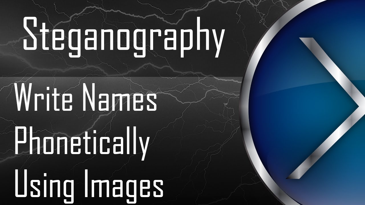 Steganography: Hide Names Phonetically in Images 🔍