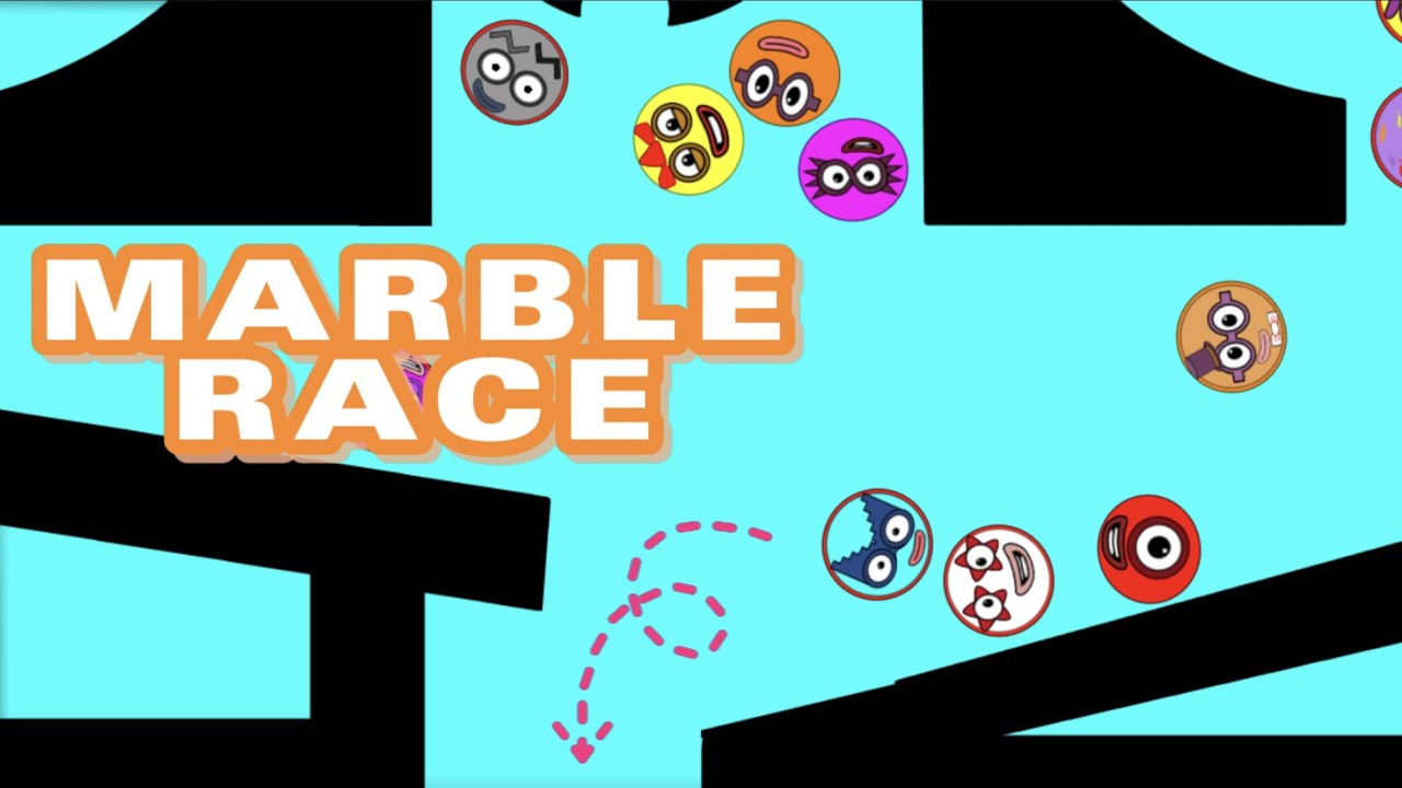Numberblocks Marble Race 🏁