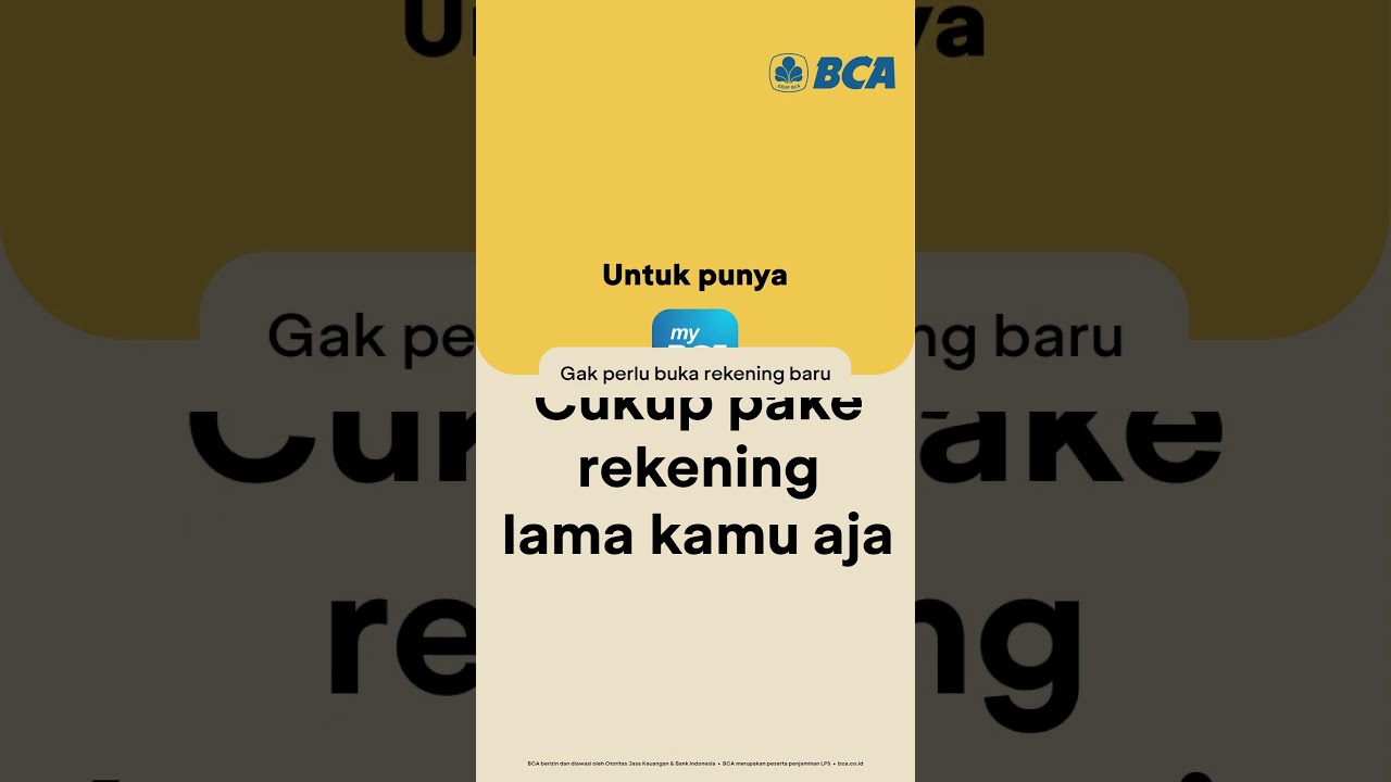 Pindah dari BCA Mobile ke myBCA 📱