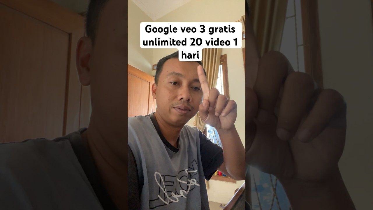Google VEO 3 Gratis: Upload 20 Video Sehari 🎥