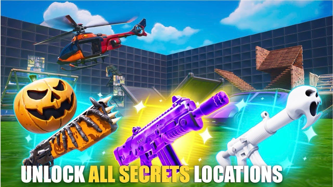 Master Every Gun in Fortnite Hive Map! 1V1 Challenges & Hidden Secrets 🔥