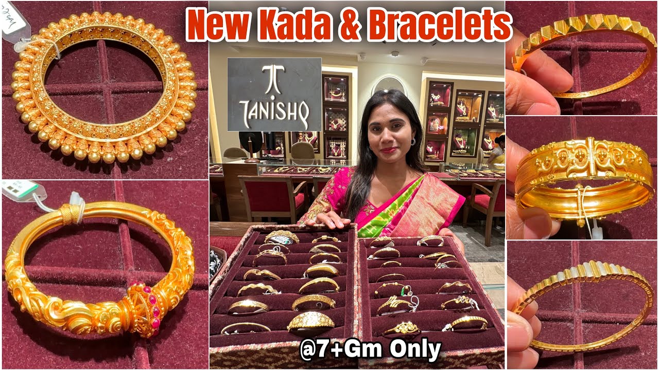 Tanishq Gold Single Kada Bangle & Bracelet Designs Trendy & Traditional Wear| Gold Bracelet Designs|