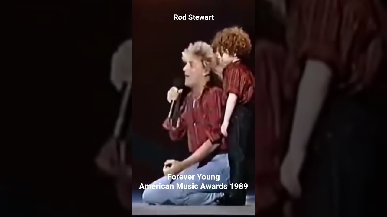 Rod Stewart Forever Young American Music Awards 1989 @rodstewart