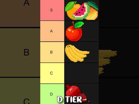 Fruit Tier List 🍎#shorts