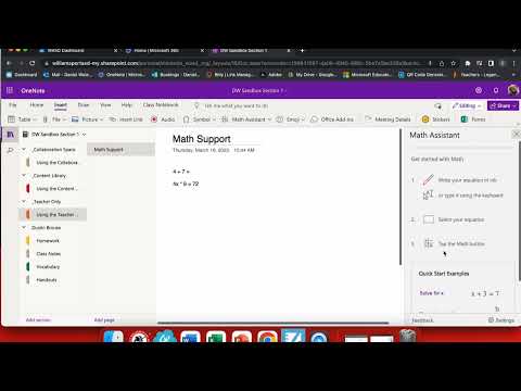Math Assistant In OneNote
