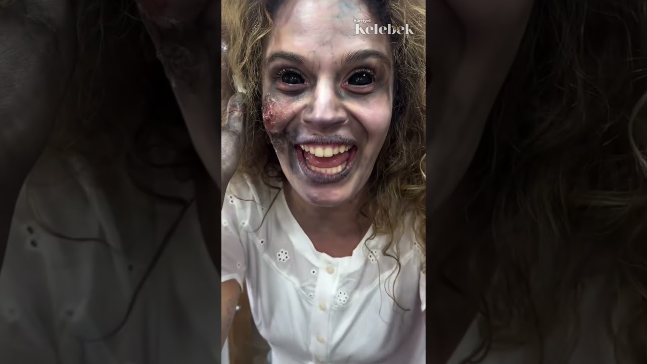 Aslı Bekiroğlu Zombi Makyajıyla Sosyal Medyada Gündemde 🎥