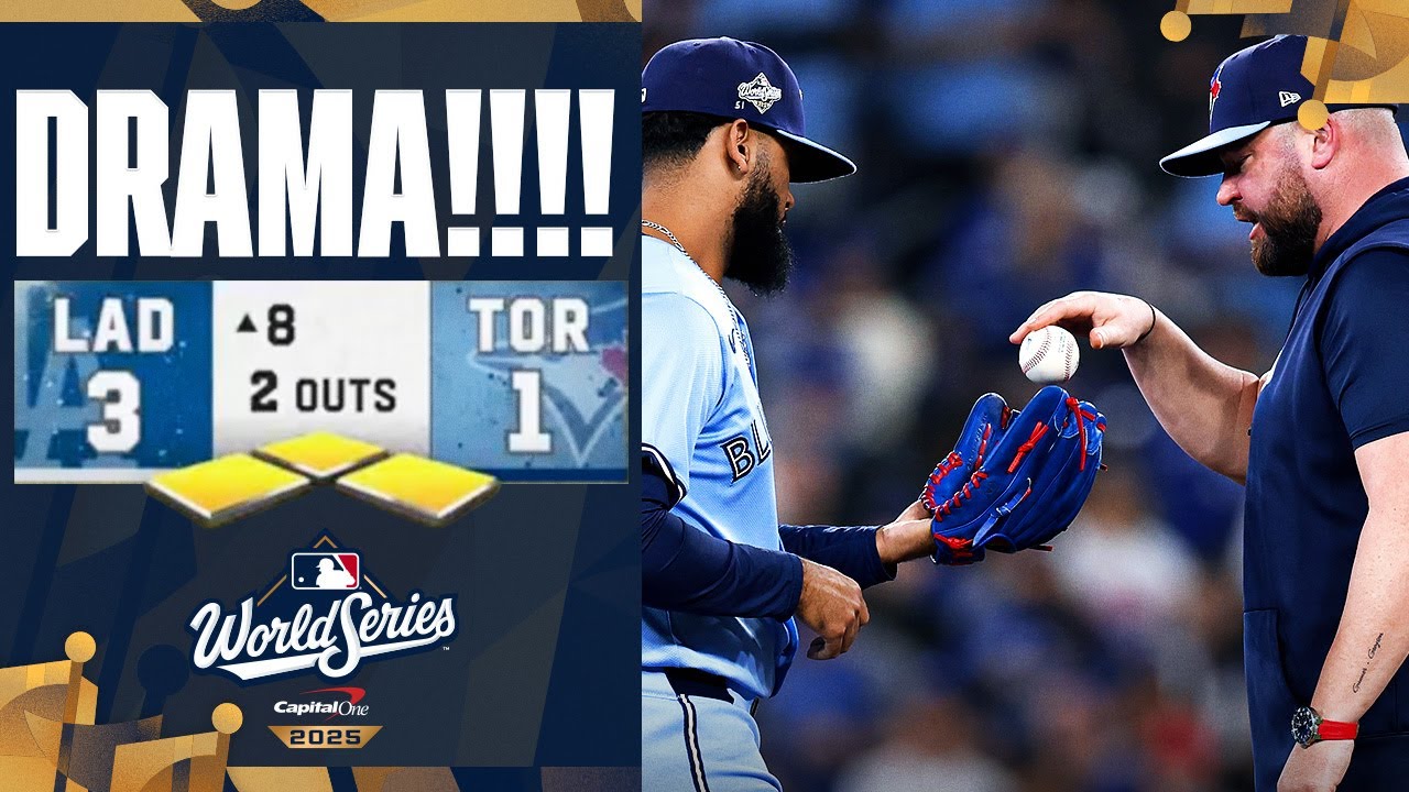 Clutch Escape! Dodgers Loaded Bases vs. Domínguez in 2025 World Series 🔥