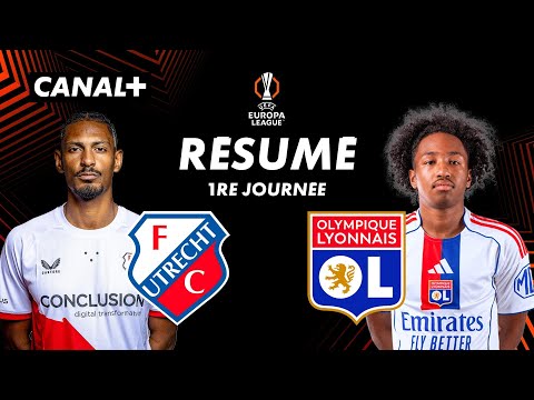 Le résumé de FC Utrecht / Lyon - Ligue Europa 2025-26 (J1)