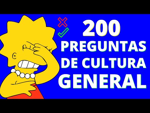 200 Preguntas de Cultura General➤DESAFÍO para Ponerte a Prueba❓🤔