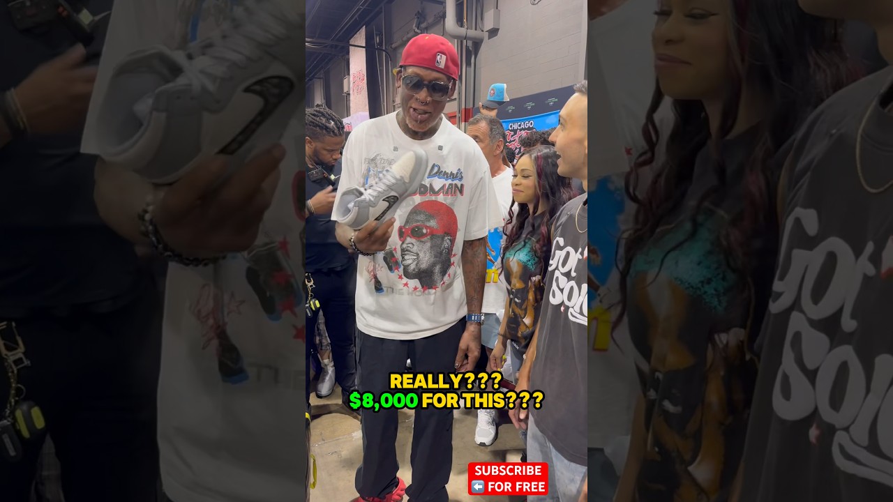 Dennis Rodman Questions the $8,000 Price Tag on Dior 1 Sneakers 😳