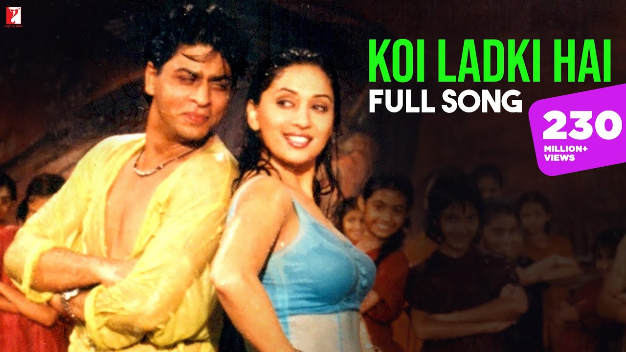 Koi Ladki Hai Song | Dil To Pagal Hai | Romantic Monsoon Vibes 🌧️