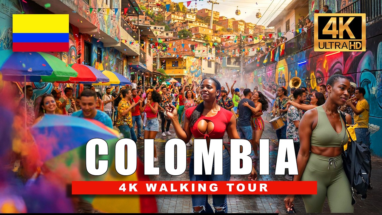 4K Walking Tour of Comuna 13, Medellín 🇨🇴