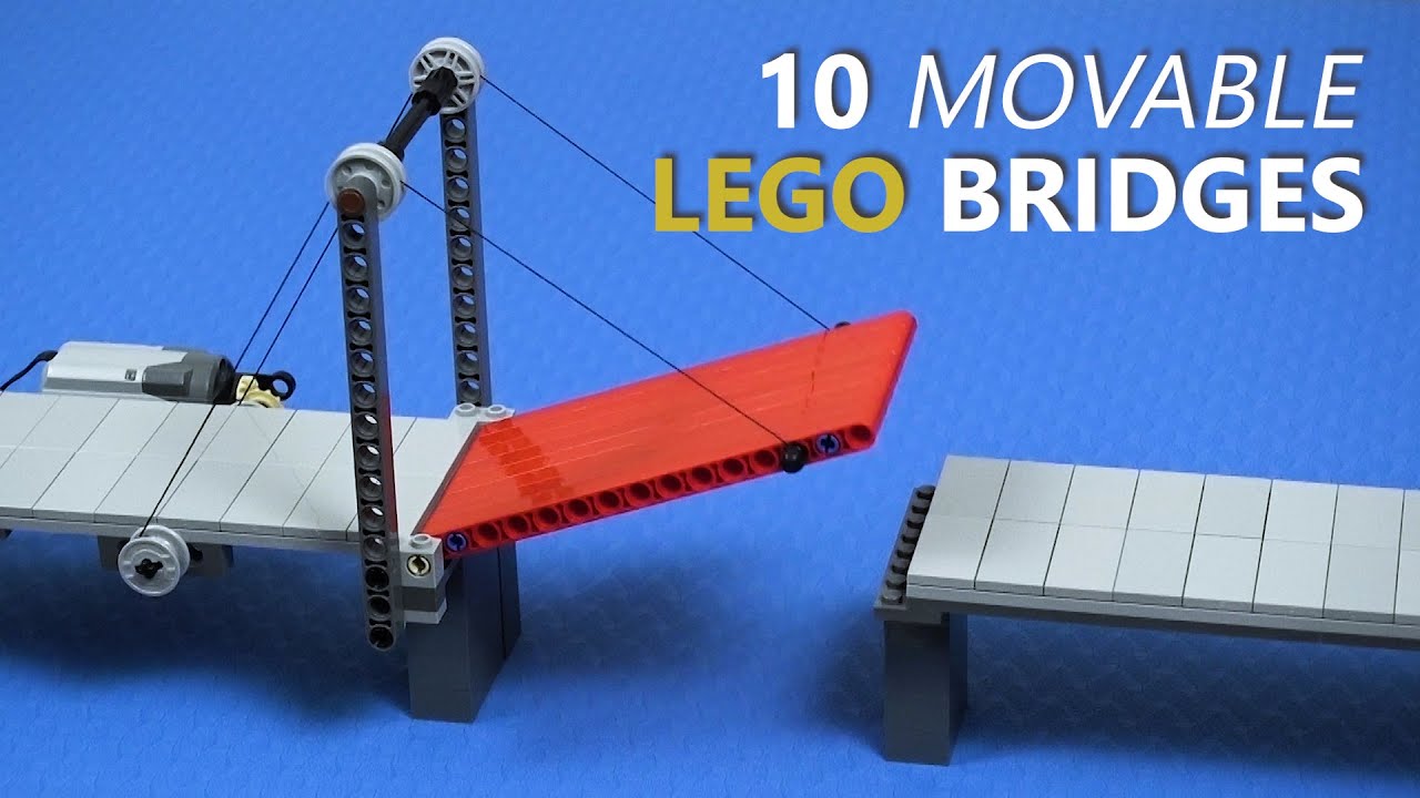 Build 10 Movable Lego Bridges 🏗️