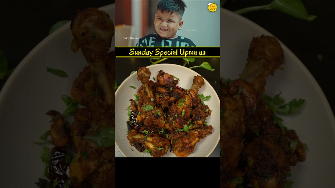 Sunday Special: Chicken, Mutton, Egg Curry & Upma 🍽️