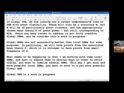 Strict reverse mathematics - Harvey Friedman