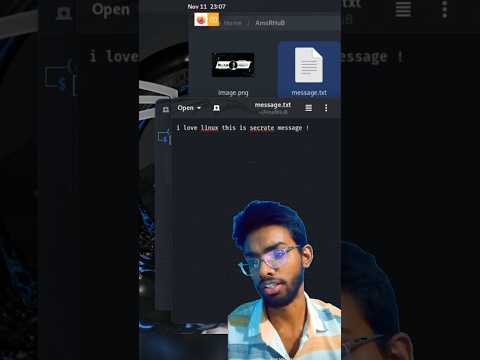 What is Stenography #hiddentrick #hacker #coding